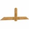 Ekena Millwork Eugene Rough Sawn Timber Gable Bracket, Western Red Cedar, 84"W x 24"H x 2"D x 6"F, 7/12 Pitch GBW084X24X0206EUG00RWR - alternate 5